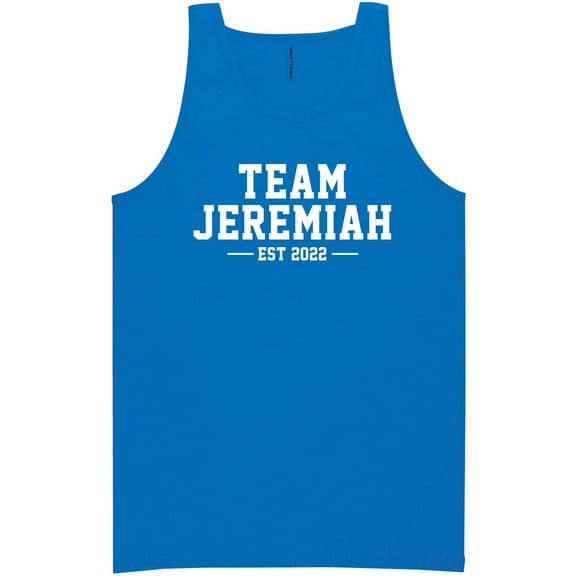 Team Jeremiah Est 2022 Neon Tank Top