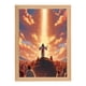 thumbnail image 2 of Lámpara de Jesús, lámpara de mesa decorativa con inspiradora pintura cristiana, marco de Cristo con luz LED Estilo B, 2 of 9