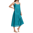 thumbnail image 2 of Women Silk Cotton Long Slips Full Slips For Under Dress Chemise Camisoles Slip Dress Petticoat, 2 of 6