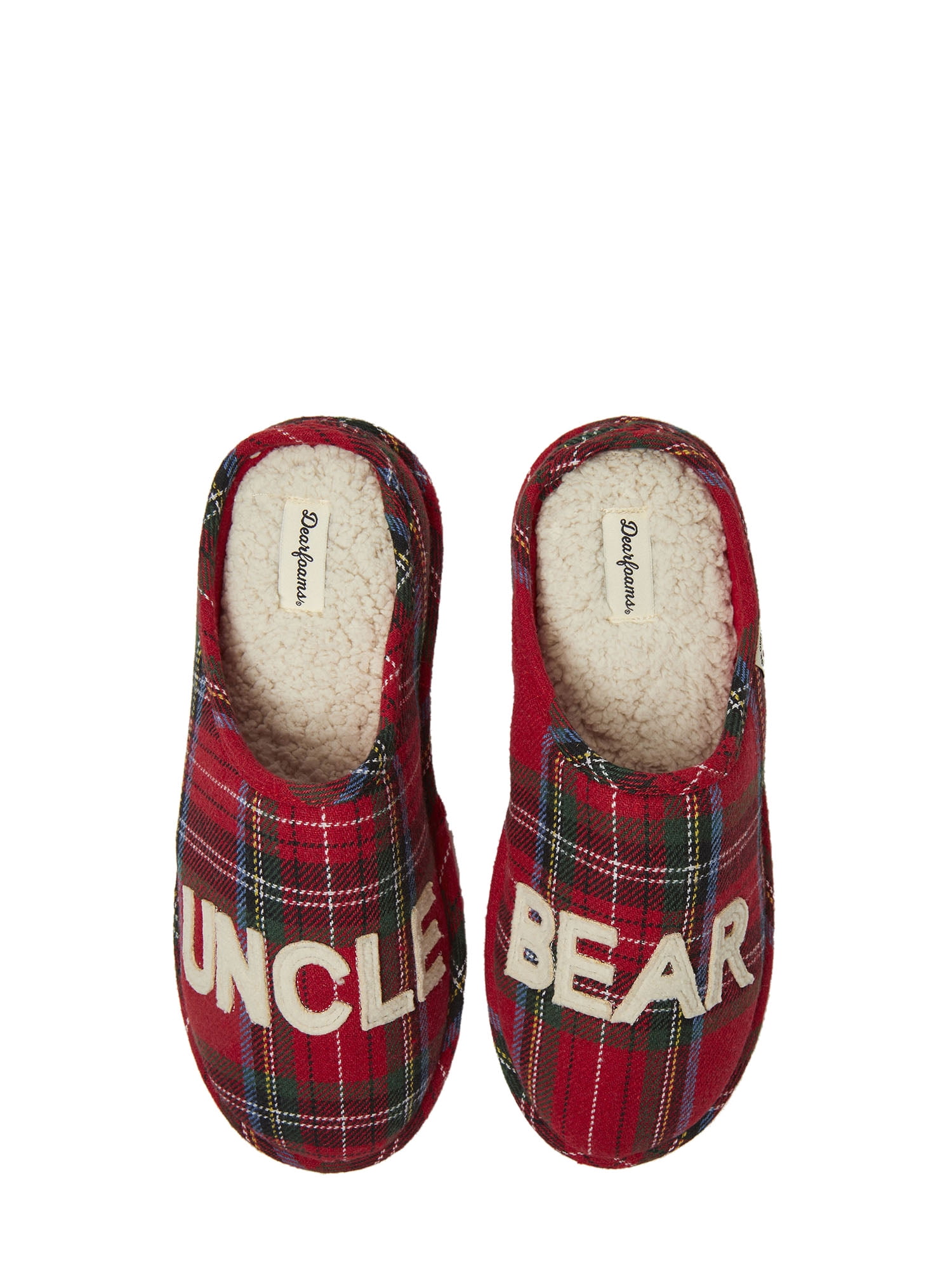 red dearfoam slippers