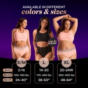 Always Discreet Boutique Incontinence Underwear, Maximum Protection, Size S/M, Rosy, 12 Ct