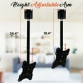 thumbnail image 3 of PYLE PCTVM15 - Universal Tilt, Swivel and Height Adjustable TV Ceiling Mount Bracket Fits Virtually All 23” - 42'' TVs (Flat Panel HDTV, LCD, LED, Plasma and Smart TVs), 3 of 7