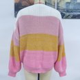 thumbnail image 4 of Blusa Suéter de cuello redondo para mujer, suéter grueso y holgado, traje de vacaciones (Rosa S) Ygjytge Rosa T S para Mujer, 4 of 8