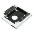 thumbnail image 1 of HDD Enclosure, Universal Increase Hard Disk Storage Space   HDD Caddy  For CD-ROM Laptops With   Interface For 9.5mm Or 12.5mm   HDD, 1 of 8