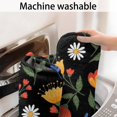 thumbnail image 5 of Pioneer Flower Floral Print Pattern Bathroom Rugs Mat, Non Slip Microfiber Bathroom Rug with Rubber Backing, Soft Mats for Bathroom Floor Tub Shower, 24"x60", 5 of 5