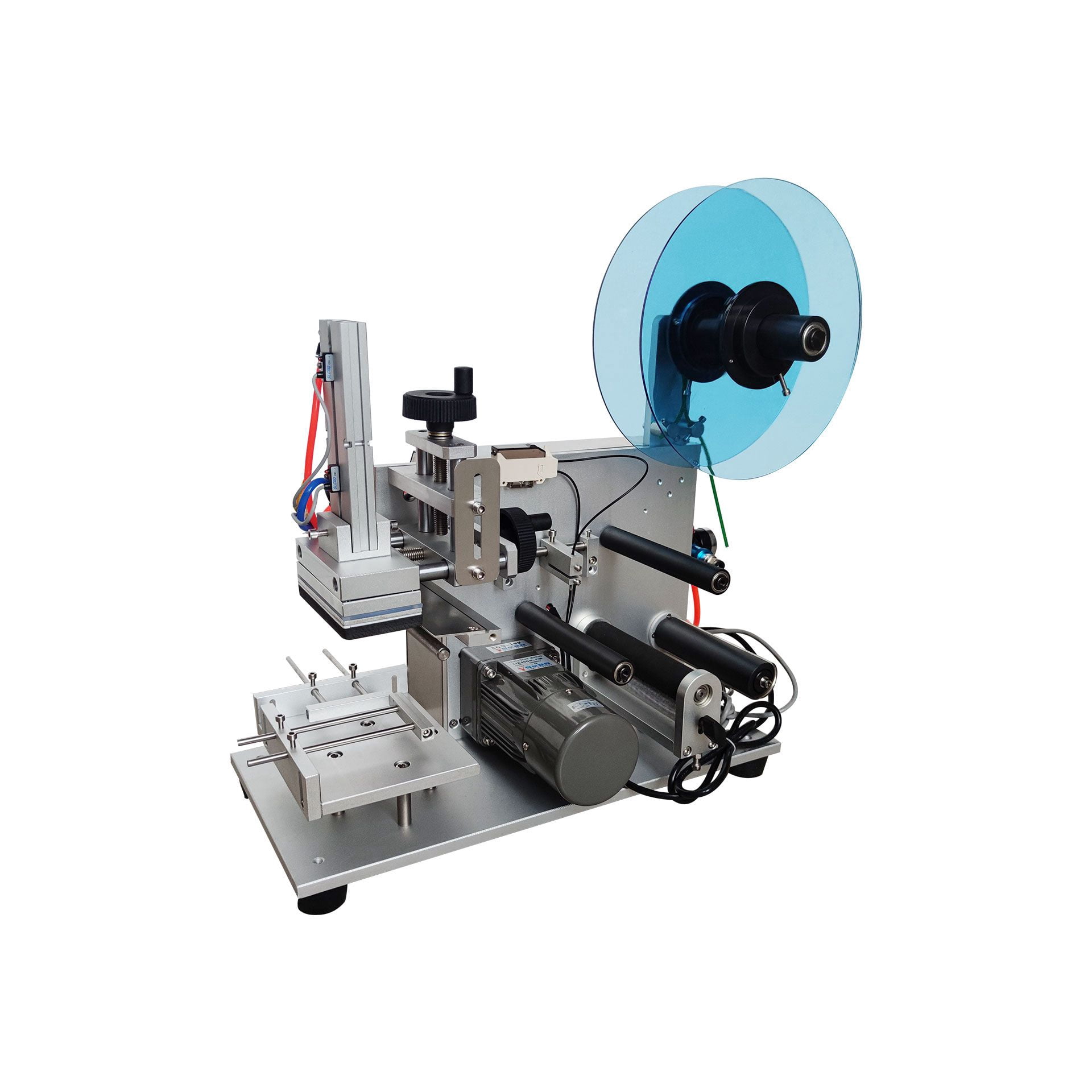 Techtongda Semi-auto Flat Surface Labeler Labeling Machine Plane Labeling Machine Label Applicator Machine