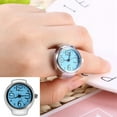 thumbnail image 3 of Ring Watch 8 Color Fashionable Women's Men's Quartz Analog Round Ring Love Watch Unique Shape, Convenient To Wear, Suitable For Different Occasions, 3 of 8