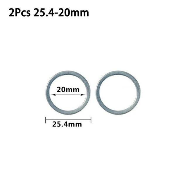Chendee 2 Pcs Anneau de Scie Circulaire pour Lame de Scie Circulaire Anneau de Conversion, 25.4-20mm