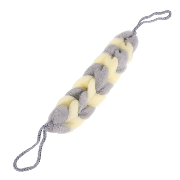 Unique Bargains Long Stretch Back Sponge Back Sponge 12.20"x2.76"x1.97" Beige, Gray