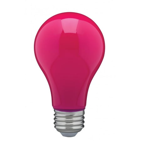 

Satco S14989 (24 Pack) 8 Watt; A19 LED; Ceramic Pink; Medium Base; 360 Beam Spread; 120 volts