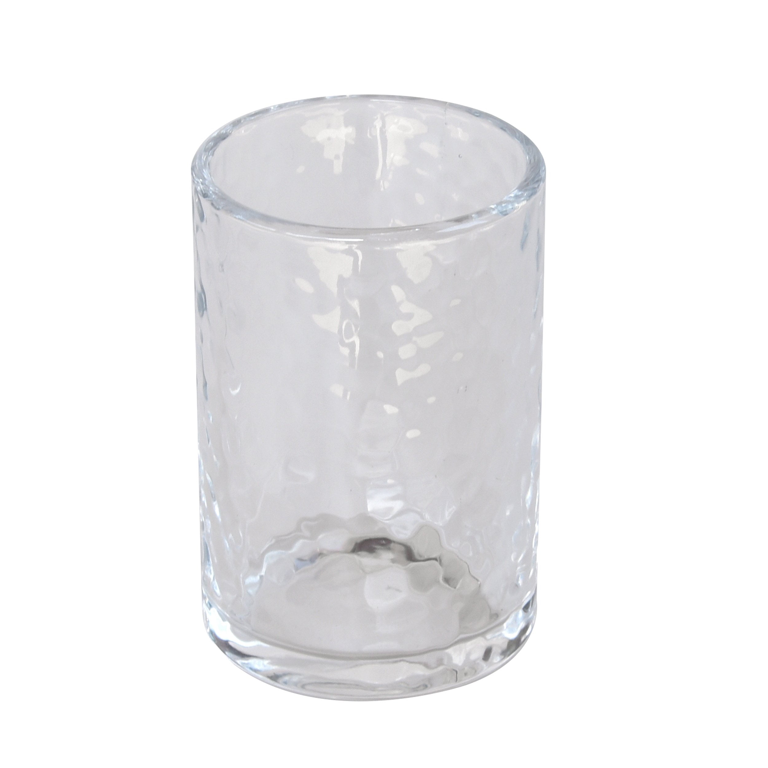 Better Homes & Gardens Classic 3-Piece Hammered Glass, Steel Bathroom Canister Sets