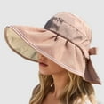 thumbnail image 2 of HJYCHN UPF 50+ Sun Hat with Wide Brim for Women Men Summer Outdoor Travel Foldable Lightweight Beach Sun Pink One Size, 2 of 4