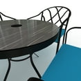 thumbnail image 4 of Four Seasons Courtyard Clearwater 5 Piece Stacking Chairs Patio Dining Set, 4 of 6