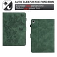 thumbnail image 3 of Allytechgroup iPad A16 Case, iPad 10 Case 2022, PU Leather Butterfly Embossed Flip Folio Cover Auto Sleep Wake Magnetic Closure Shockproof Stand Case for Apple iPad 11th Gen 11"/ iPad 10th Gen 10.9", 3 of 8