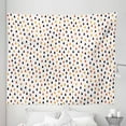 thumbnail image 1 of Colorful Tapestry, Colorful Tiny Droplets of Water in Orange and Black Tones Hand Drawn Rain Theme, Fabric Wall Hanging Decor for Bedroom Living Room Dorm, 5 Sizes, Multicolor, by Ambesonne, 1 of 1