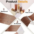 thumbnail image 3 of Uxcell Wood Grain Tape, Self-Adhesive Wood Texture Repair Tape Realistic Wooden Effect Patch for Furniture Cabinets Floor Walls Teak 2" x 32 ft, 3 of 6