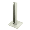 CRL PSB4A0W Oyster White AWS Steel Stanchion for 135 Degree Round Center Posts