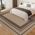 thumbnail image 6 of Washable Rug 6x9 for Bedroom Large Living Room Rug with Rubber Backing Casual Striped Border Throw Carpet Modern Contemporary Area Rug for Dining Room Nursery Entry, 6 of 8