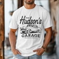 thumbnail image 3 of Retro Doc Hudsons Garage Shirt, Radiator Springs Doc Hudson Shirt, Pixar Cars, Mens Disneyland Tee, Cars Land Shirt, Boyfriends Gift, 3 of 6