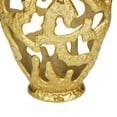 thumbnail image 6 of DecMode 20" Gold Aluminum Vase with Cut Out Designs, 6 of 9