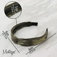 thumbnail image 3 of Motique Accessories Glamour Turban Knotted Headband - Dark Gold, 3 of 5