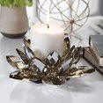 thumbnail image 3 of Sagebrook Home Porte-Vote en Cristal d'Ambre 8,25", 3 of 3