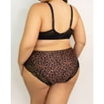 thumbnail image 4 of Women's Curvy Couture 1169 Tulip Lace Hipster Panty (Designer Leo XS), 4 of 4