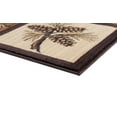 thumbnail image 5 of Nature Novelty 5' x 7' Brown and Beige Polypropylene Indoor Area Rug, 5 of 9