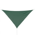 thumbnail image 3 of Coolaroo Coolhaven Outdoor Sun Shade Sail 95% UV Block Protection for Garden, Patio, Backyard, 12' Triangle, Heritage Green, 3 of 6