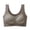 c01Brown, variant on Women's Daily Comfort Wireless Shaper Bra Seamless Wireless Breathable Bras Big Breasts Lift Brassiere Purple XL
