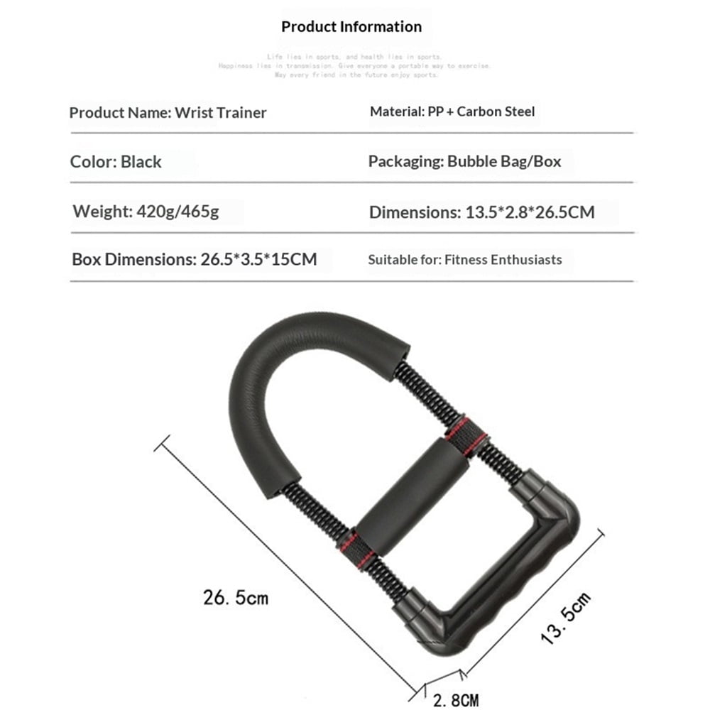 Strength Training Wrist and Forearm Developer/Strengthener Home Gym Gear Wedge Hand Developer Arm Grip Workout Strength Trainer Home Gym Workout Equipment for Starter