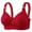 Red, variant on Yyeselk Push Up Bras for Women Plus Size Floral Lace No Underwire Bra Padded Wireless Comfort Bra Everyday Bra Black 36