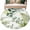 White, variant on Brown Green Leaves Area Rugs 6'x9', Small Throw Rugs for Kitchen Dining room, Summer Botanical Farmhouse Watercolor Leaf Indoor Outdoor Rug Non-Slip Low Pile Carpet Runner Reversible Floor Mats