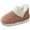 Coffee, variant on Boys Girls Winter Warm Fuzzy Bootie Slippers Kids Indoor Non Slip House Slipppers Fleece LIned Ankle Booties