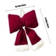 thumbnail image 3 of Christmas Red Flocking Bow Hanging Decoration Christmas Tree Decoration Hanging Decoration Window Decoration Arrangement Christmas Decorations., 3 of 6