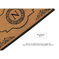 thumbnail image 7 of A1HC 36"x72" Natural Coir Monogrammed Doormat with PVC Backing, Heavy Duty Anti-Shed Front Door Mat, Easy to Clean Entry Rug, 7 of 7