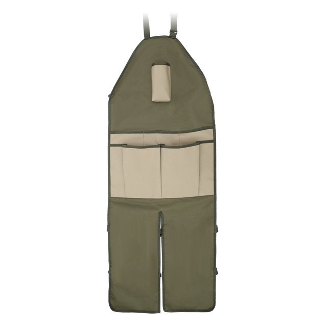 Delantal De Trabajo De Tela Oxford Delantal De Cocina Ajustable Con Bolsillo Impermeable Unisex Extendido Delantal De Jardín Muyoka Hogar