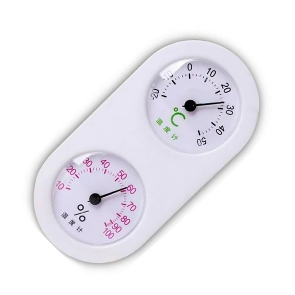 Milue Home Indoor Temperature Humidity Meter Dial Type Thermometer Hygrometer Meter