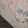 thumbnail image 3 of Desert Fields Contemporary Floral Pink 5'3" x ROUND Area Rug, (5' Round), 3 of 6