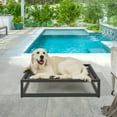 thumbnail image 7 of FUZI The Up Pup Premium Elevated Dog Bed, Large, Cooling Platform Pet Bed with Metal Frame, Washable, Chew Resistant, Indoor / Outdoor (Color Midnight), 7 of 7