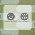 thumbnail image 4 of Beautiful By Drew Barrymore 5' x 7' Sage Stripes Outdoor Rug, 4 of 13