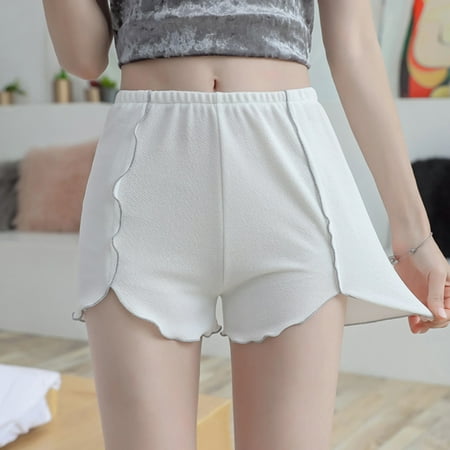 

CFXNMZGR Sleepwear For Womens Pajamas For Women Fashion Women Slim Pants Casual Solid Stretchy Underwear Shorts Safety