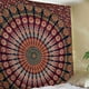 thumbnail image 4 of Colgante de pared tradicional hippie mandala, tapiz floral dorado para ropa de cama, tela colgante estampada, 4 of 5