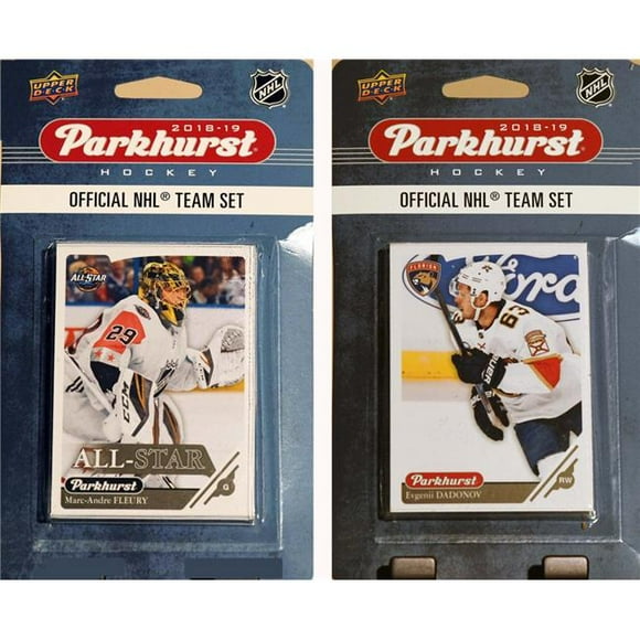 C&I Collectables 18FLPANTHERSTS NHL Florida Panthers 2018-19 Parkhurst Team Set & an All-star set