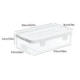 Clear Plastic Storage Container With Lid A Handle Multipurpose