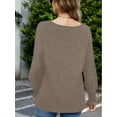 thumbnail image 3 of Long Sleeve Tops for Women 2024 Fashion T Shirts for Women Crewneck Casual Loose Shirts Basic Tee, 3 of 7
