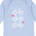 thumbnail image 4 of Inktastic Biking Bicycle Silhouette Girls Long Sleeve Baby Bodysuit, 4 of 5