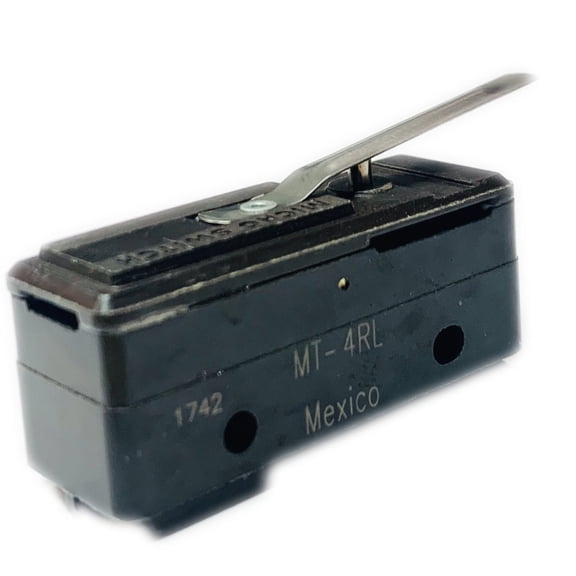 MT-4RL Standard Switch, Basic, SPDT, 10 Amps, Flexible Leaf Actuator, Solder Term