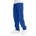 thumbnail image 1 of Pantalones cargo deportivos anchos y holgados para hombre: cintura elástica con cordón, mezcla de lino, corte holgado con bolsillos laterales para correr, hacer senderismo o llevar de forma informal., 1 of 6