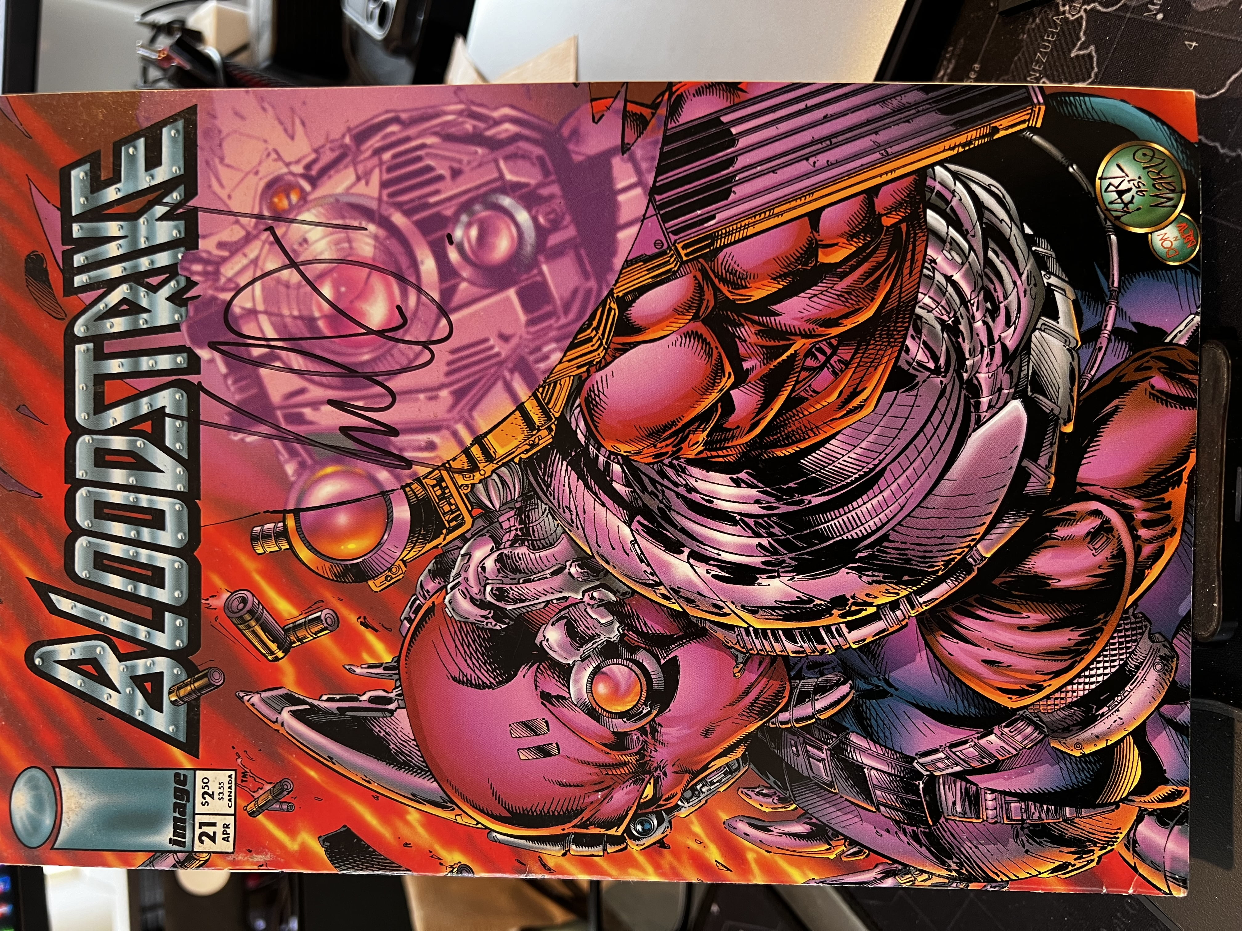 Image Comics Bloodstrike #1 Signed Karl Altstaetter